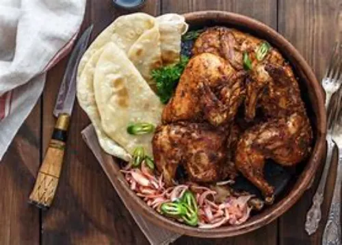 GARLIC CHICKEN (Half)